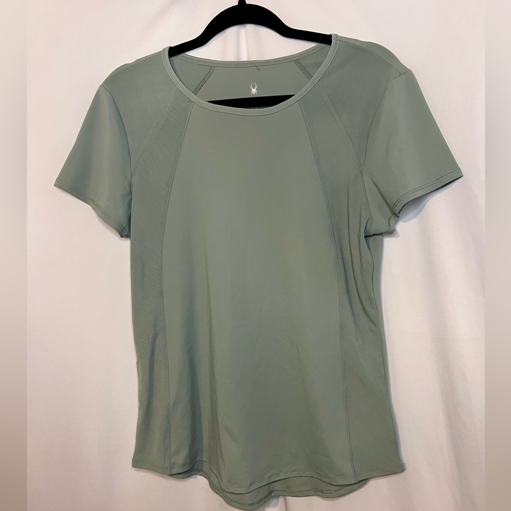 Women's Spyder Active Green Athletic Top